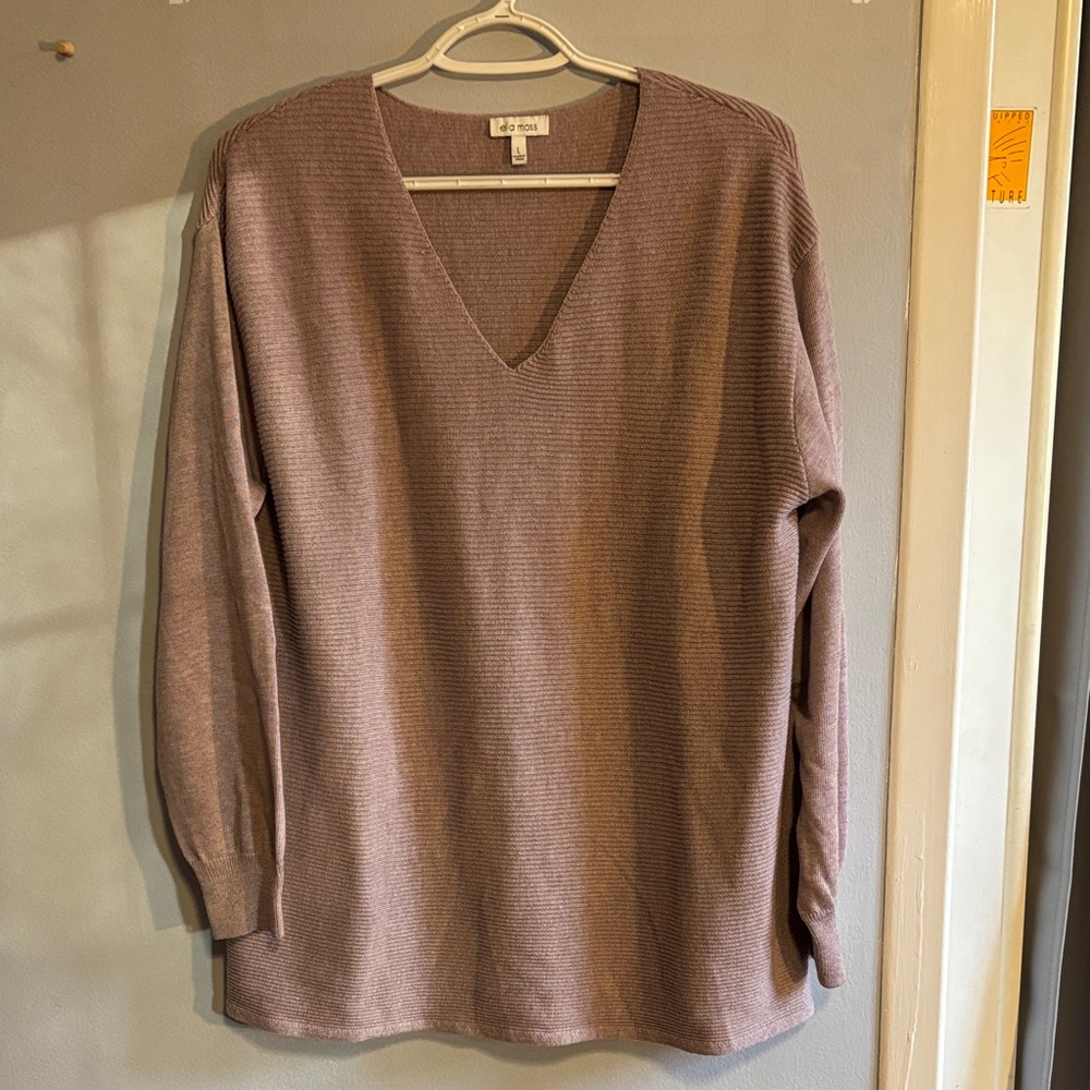 Ella Moss Mauve Knit Top